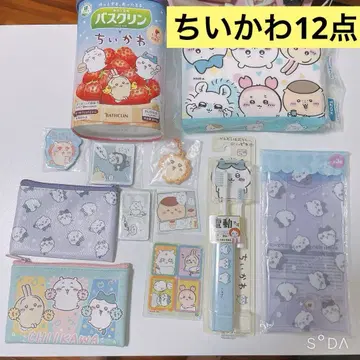 치이카와 바스크린 하치와레 전동 칫솔 굿즈 세트
