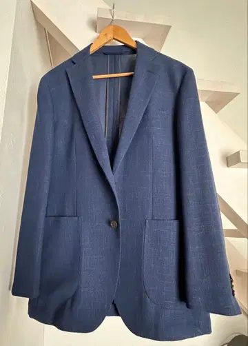 UNIVERSAL LANGUAGE 네이비 테일러드 자켓