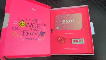 TWICE JAPAN 팬클럽 한정판 핀 배지 반지 세트