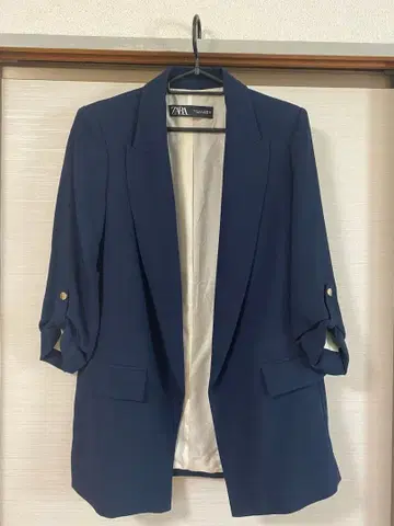 ZARA 네이비 롱 자켓