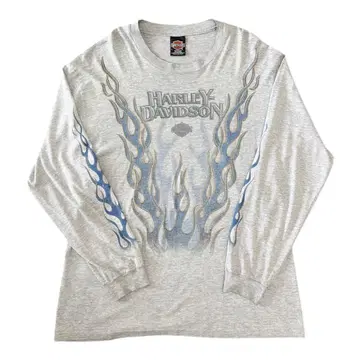 USA제 할리데이비슨 블루 프레임 롱 T