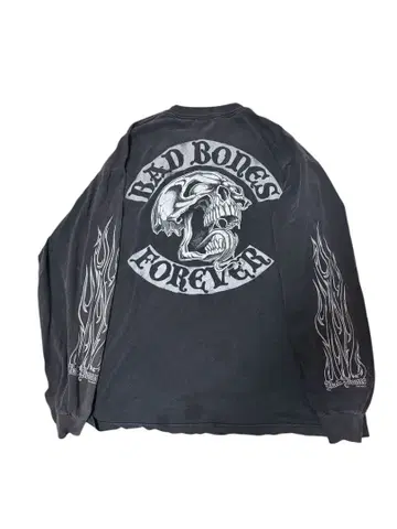 BAD BONES FOREVER 긴팔 티셔츠 vintage 페이드