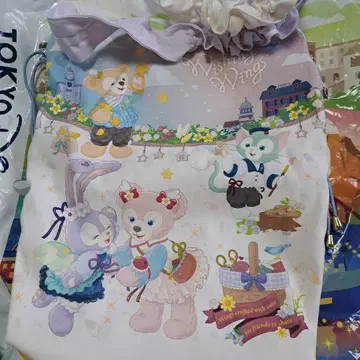 컬러풀 해피니스 위싱 윙스 토트백 디즈니씨