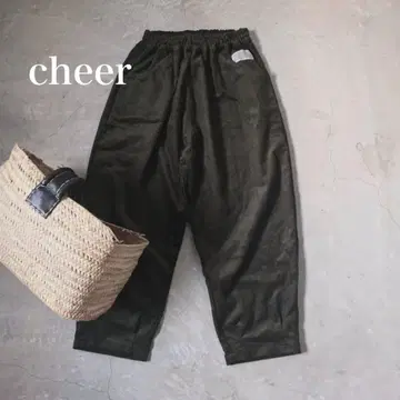 cheer * 코듀로이 팬츠 카키 면 100%