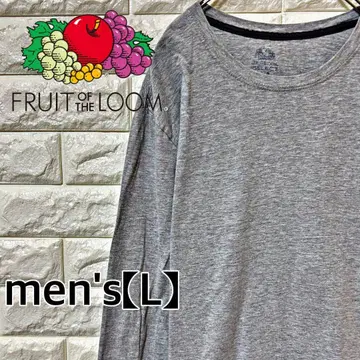 [ 프룻 오브 더 룸 ] 긴팔T셔츠 롱T [ 남성용L ] 그레이 D41