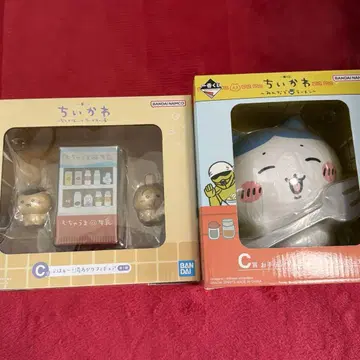 치이카와 제일복권 목욕 후 피규어 도와줄게 하치와레 피규어