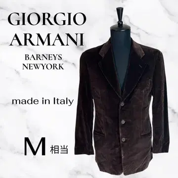 [ GIORGIO ARMANI ] 벨벳 테일러드 자켓 이탈리아제 기모
