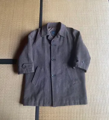 [ 고급 알파카모 ] 베이커 스트릿 트위드 코트 헤링본 충전솜 울