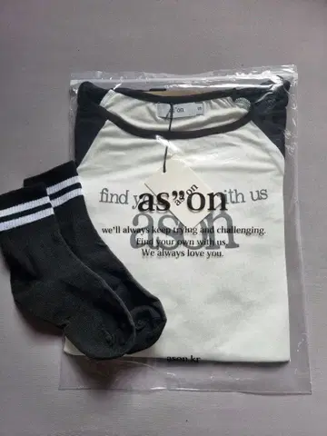 ason 롱 T S 사이즈 삭스 포함