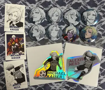 블루 록 카이저 네스 블루 록 전시회 캔뱃지 파샤코레 원화전