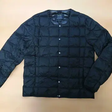 TAION 블랙 다운 자켓 L