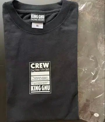 KING GNU 라이브 하우스 투어 2025 티셔츠