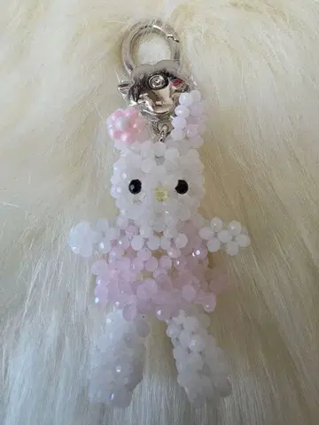 스윙 세트 비즈 모티브 토끼 키링