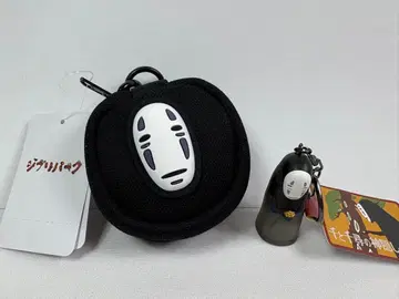 [미사용 새상품] 지브리 파크 가오나시 미니 파우치 & 키링 2종 세트