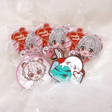 마후마후 캔뱃지 세트