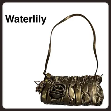 Waterlily 다크 브라운 숄더백 장미 로즈