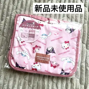 [ 미사용 새상품 ] 산리오 캐릭터 파우치 핑크