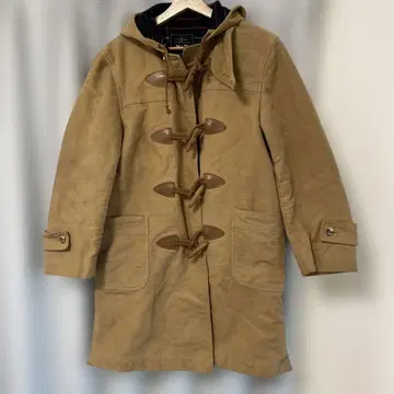 안감 체크 더플 코트