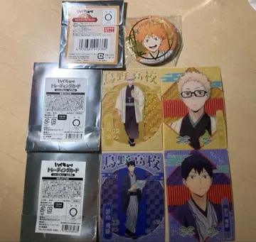 하이큐!! 교토 캔뱃지&카드 세트