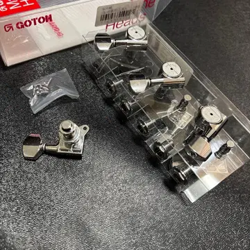 GOTOH 기타 페그 6개 세트 크롬