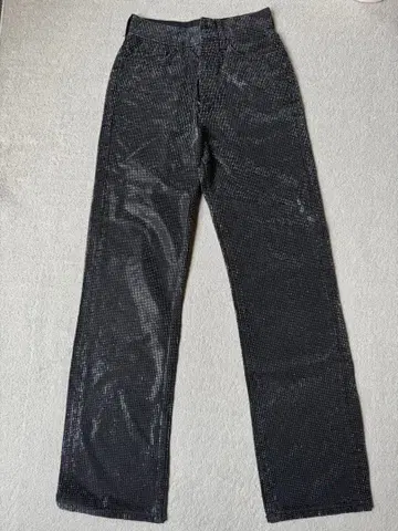 ZARA 자라 블랙 라메 반짝이 팬츠