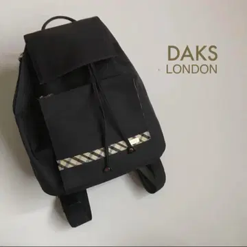 새상품급 DAKS 블랙 백팩