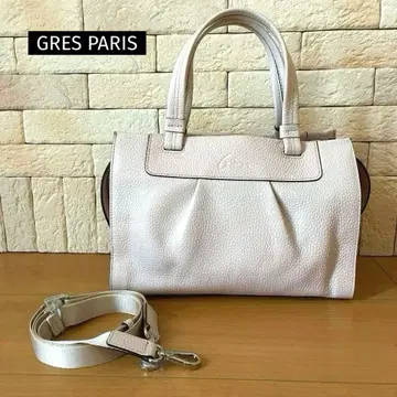 그레 [GRES PARIS] 가죽 핸드백 2way 숄더