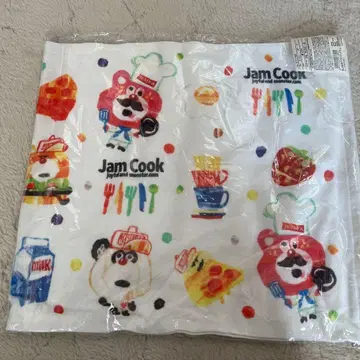 Jam Cook 캐릭터 패턴 타월