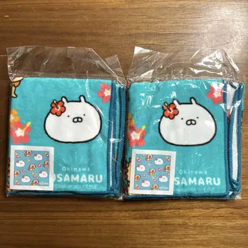 우사마루 오키나와 한정판 핸드 타월 2장 세트