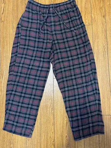 NAUTICA sleepwear 타탄 체크 패턴 이지 팬츠