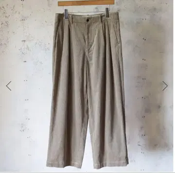 Suvin Corduroy Wide Straight Trousers