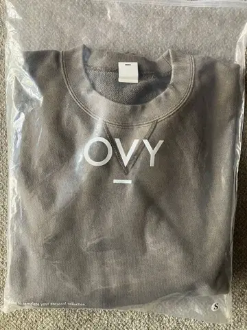 OVY 피그먼트 맨투맨 brown 사이즈 S