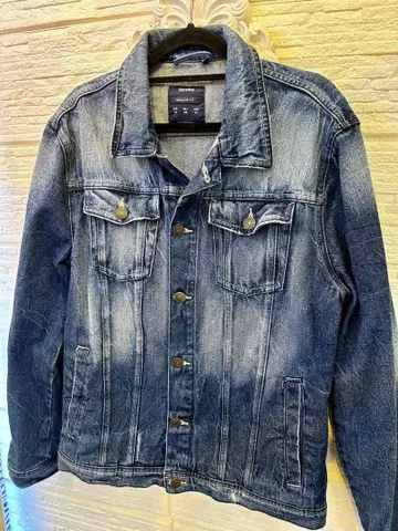 초특가 Bershka 다크 블루 데님 자켓 M