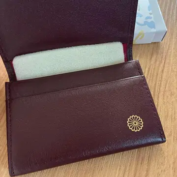 황궁 명함지갑 소가죽 브라운 천연 가죽 미사용 새상품 ( 익명 배송 )