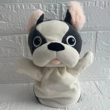 프렌치 불독 퍼펫 봉제 인형