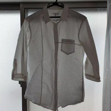 THE SHOP TK 도트 무늬 긴팔 셔츠 L
