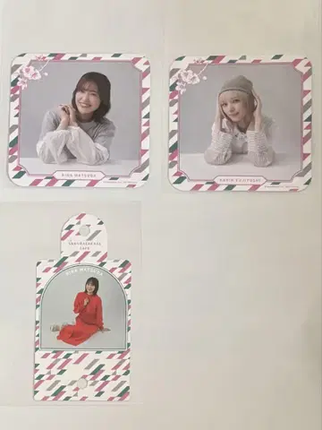 사쿠라자카 카페 코스터 스트로우 홀더