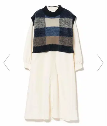 니트 베스트 셔츠 원피스 BEAMS HEART WOMEN 빔즈