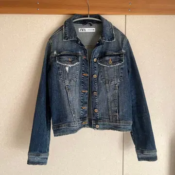 ZARA 데미지 데님 자켓