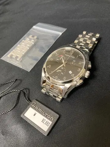 해밀턴 재즈 마스터 신 라인 크로노 쿼츠 H38612133