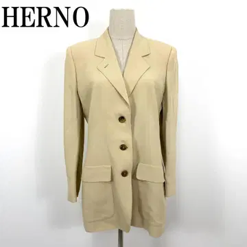 LA4825 HERNO 헬노 테일러드 자켓 베이지 42