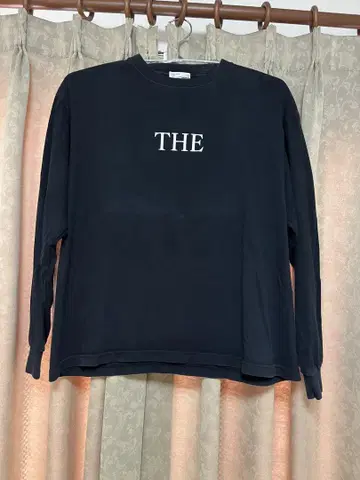THE 7THREE 긴팔 티셔츠 M 블랙