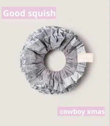 [ GOOD SQUISH ] 스크런치 굿 스퀴시 실버