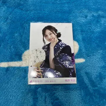 노기자카46 우메자와 미나미 생사진 2023 유카타 July 앉은 모습