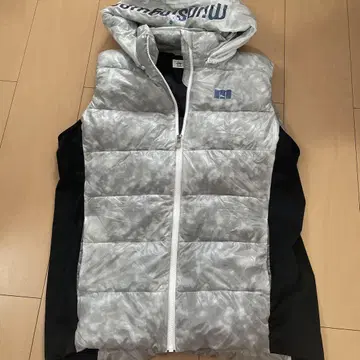 musungwear 후드 부착 다운 베스트 LL 사이즈