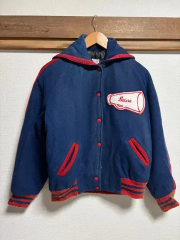 80s 90s 빈티지 USA제 세일러 바시티 자켓 구제 의류 미국