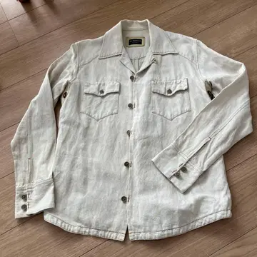 G 밀리터리 셔츠 데님 자켓 가죽