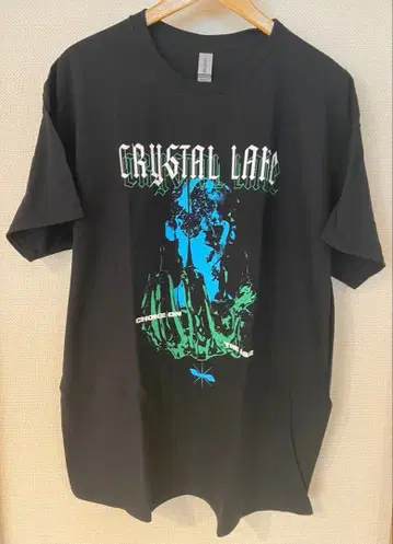 crystal lake 크리스탈 레이크 T셔츠 XL 사이즈 블랙