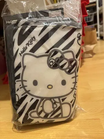 시마무라 제브라 패턴 헬로키티 에코백 접이식