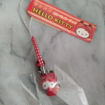 지역 한정 키티 스트랩 후쿠시마 한정 아카베코 버전